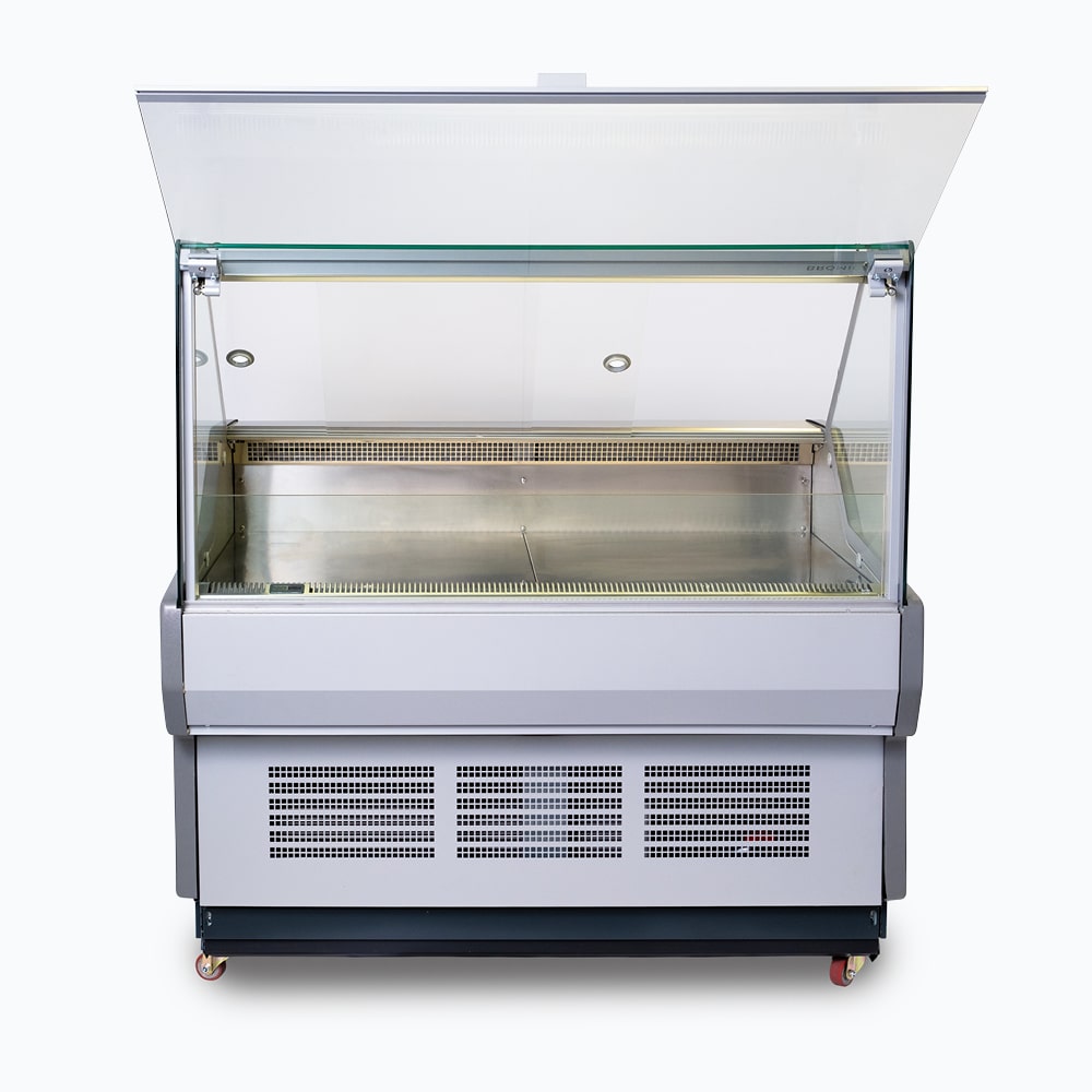 Bromic - Square Glass Deli Display - 1330mm