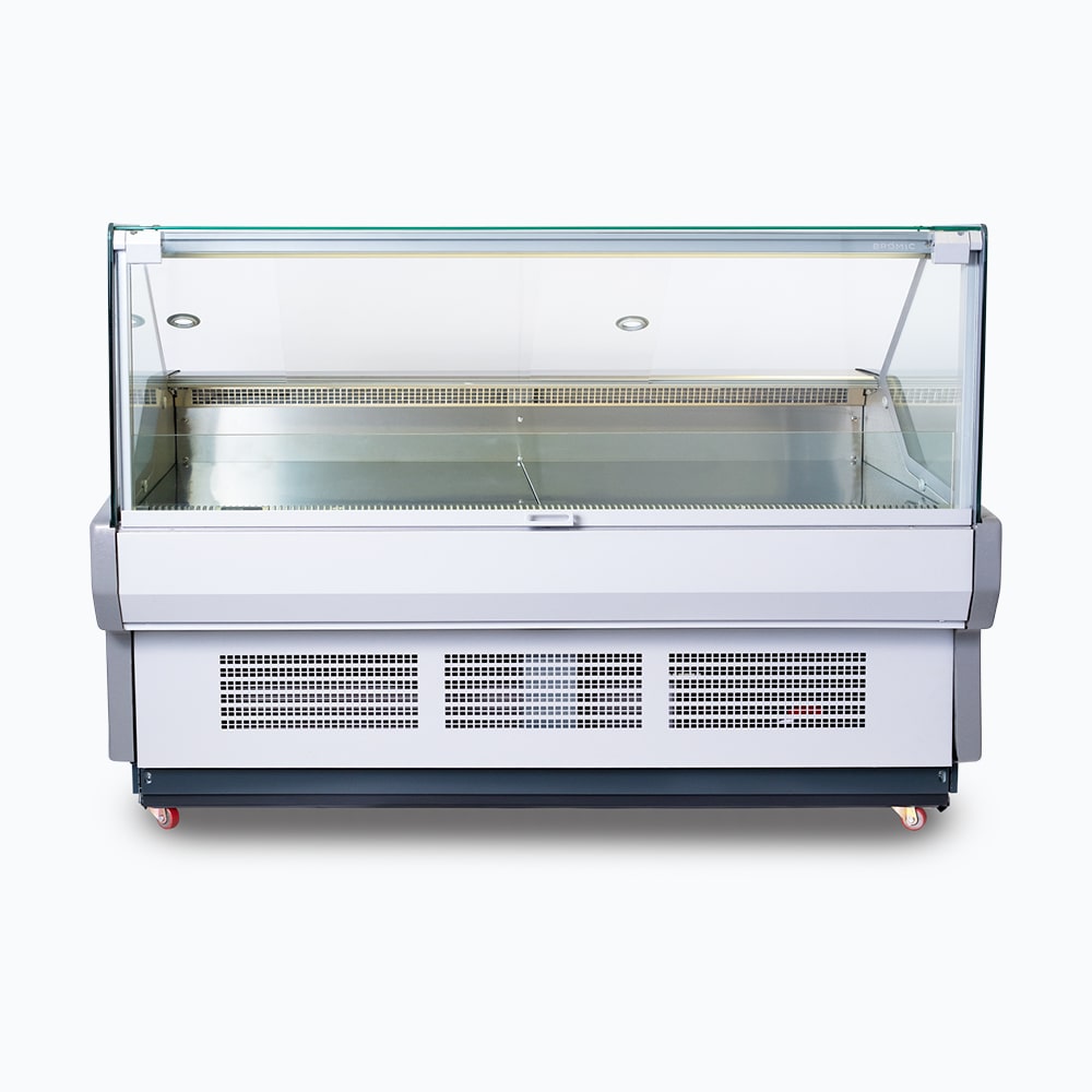 Bromic - Square Glass Deli Display - 1955mm