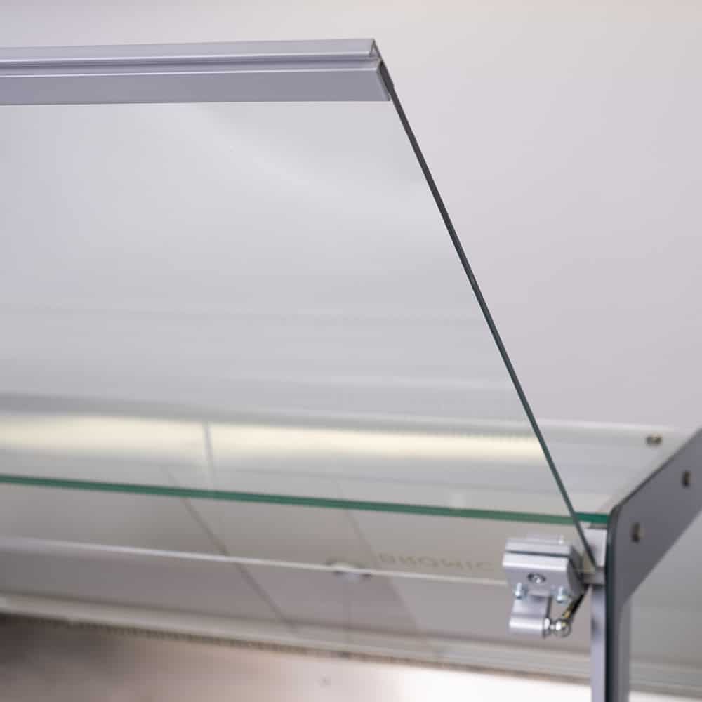 Bromic DD2500SG-NR - Square Glass Deli Display 2580mm