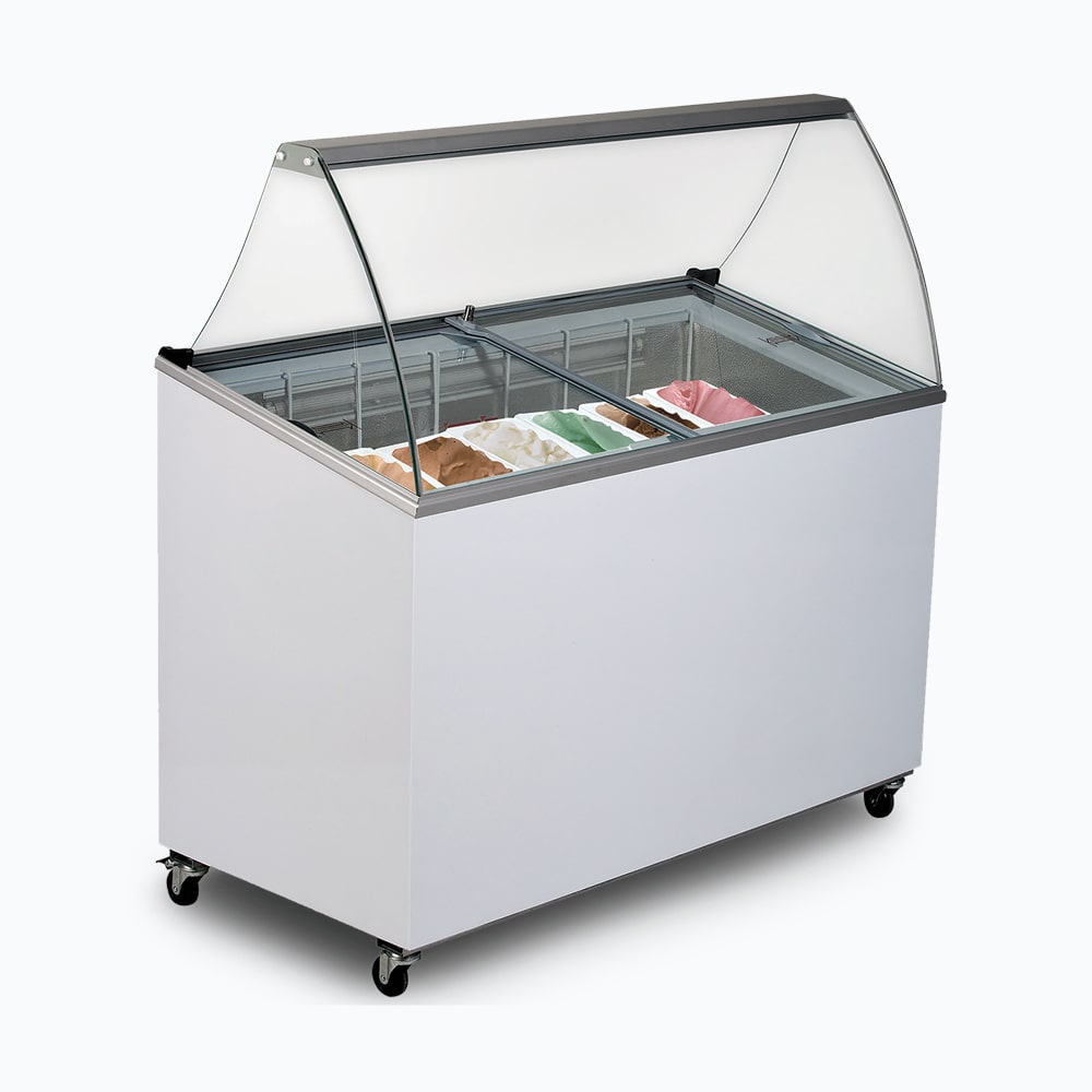Bromic GD0007S-NR Angle Top Gelato Display Chest Freezer 352L