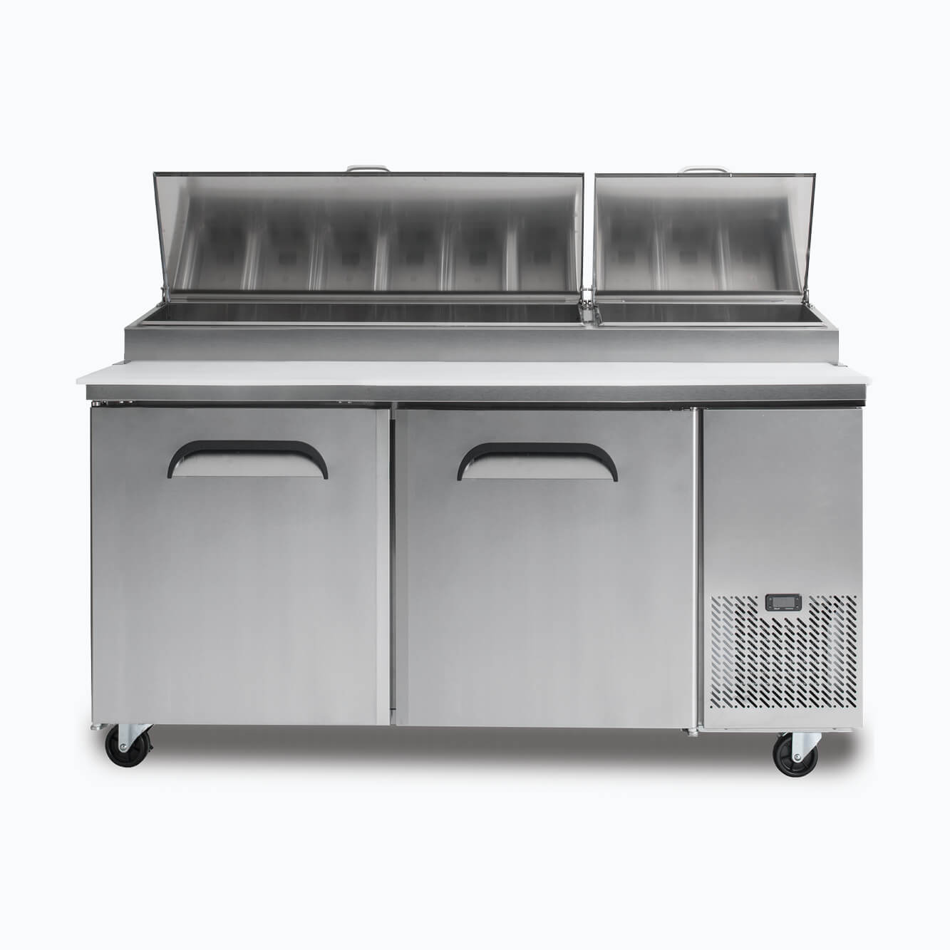 Bromic PP1700 Two Door Pizza Preparation Fridge 572L