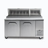 Bromic PP1700 Two Door Pizza Preparation Fridge 572L