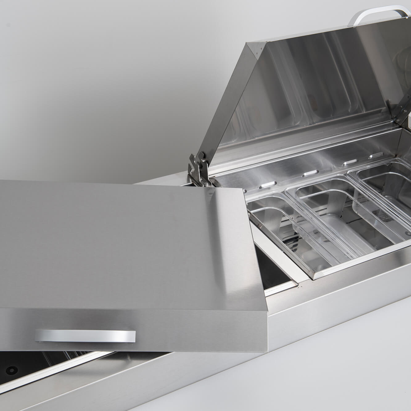 Bromic PP1700 Two Door Pizza Preparation Fridge 572L