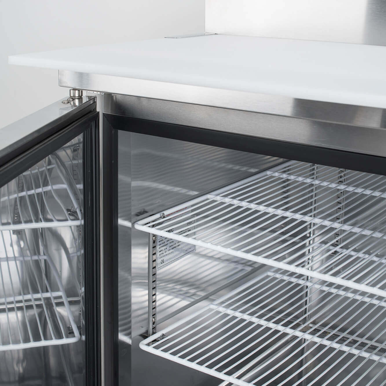 Bromic PP1700 Two Door Pizza Preparation Fridge 572L
