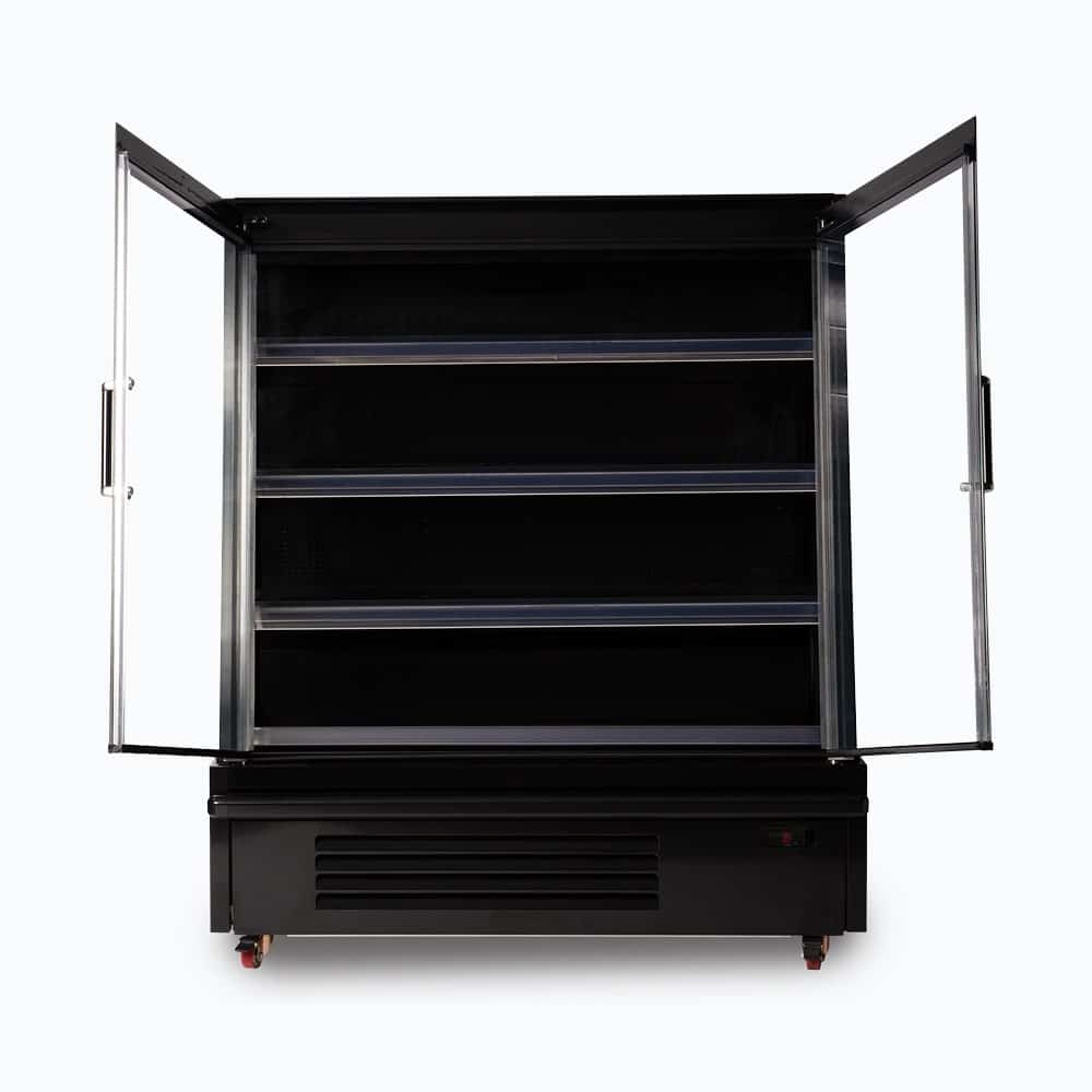 Bromic - Semi Vertical Display Fridge - 1250mm - 2 Doors - Hinged