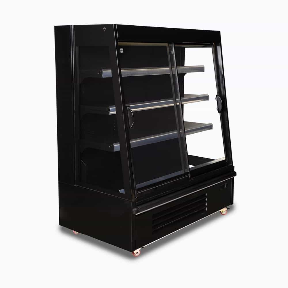 Bromic - Semi Vertical Display Fridge - 1250mm - 2 Doors - Sliding