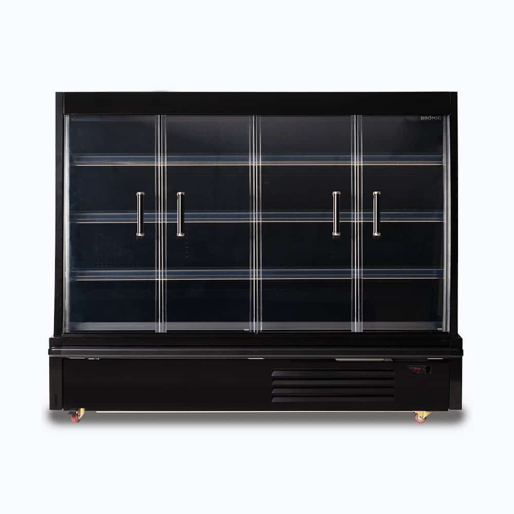 Bromic - Semi Vertical Display Fridge - 1875mm - 4 Doors - Hinged