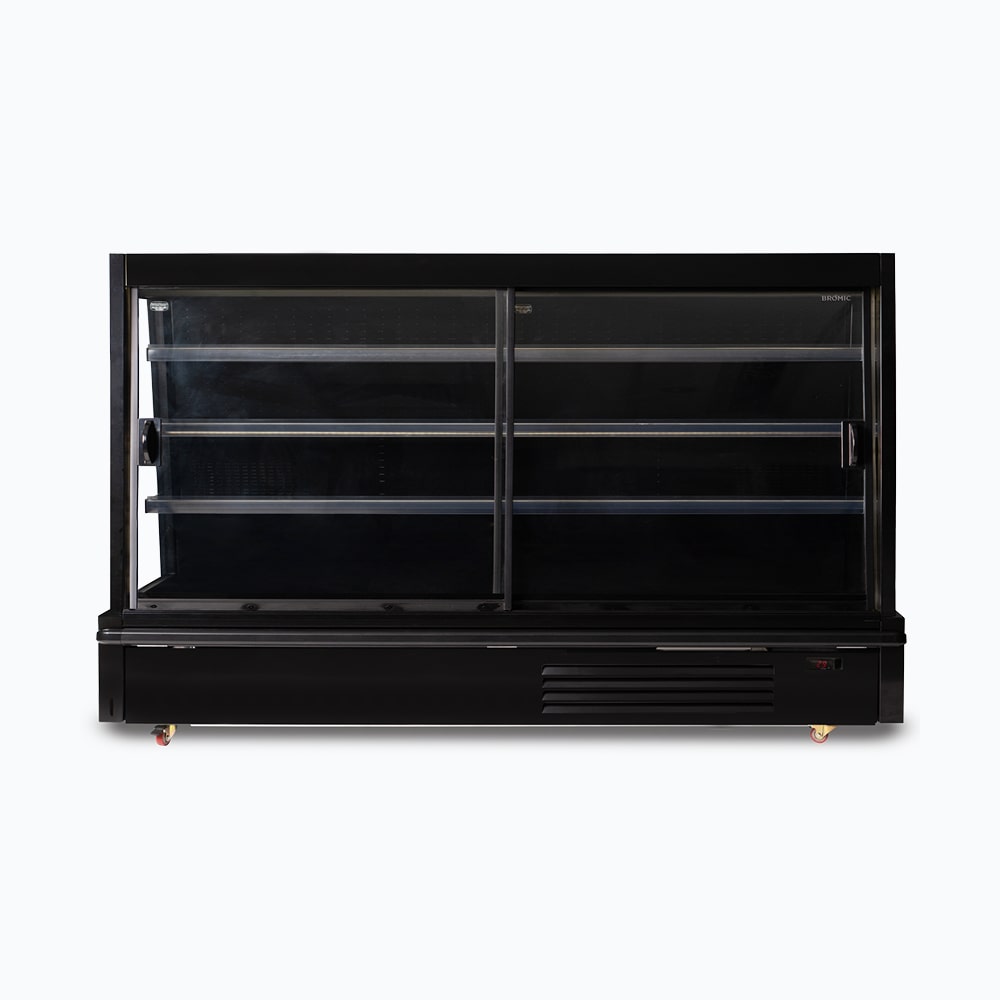 Bromic - Semi Vertical Display Fridge - 2500mm - 4 Doors - Sliding