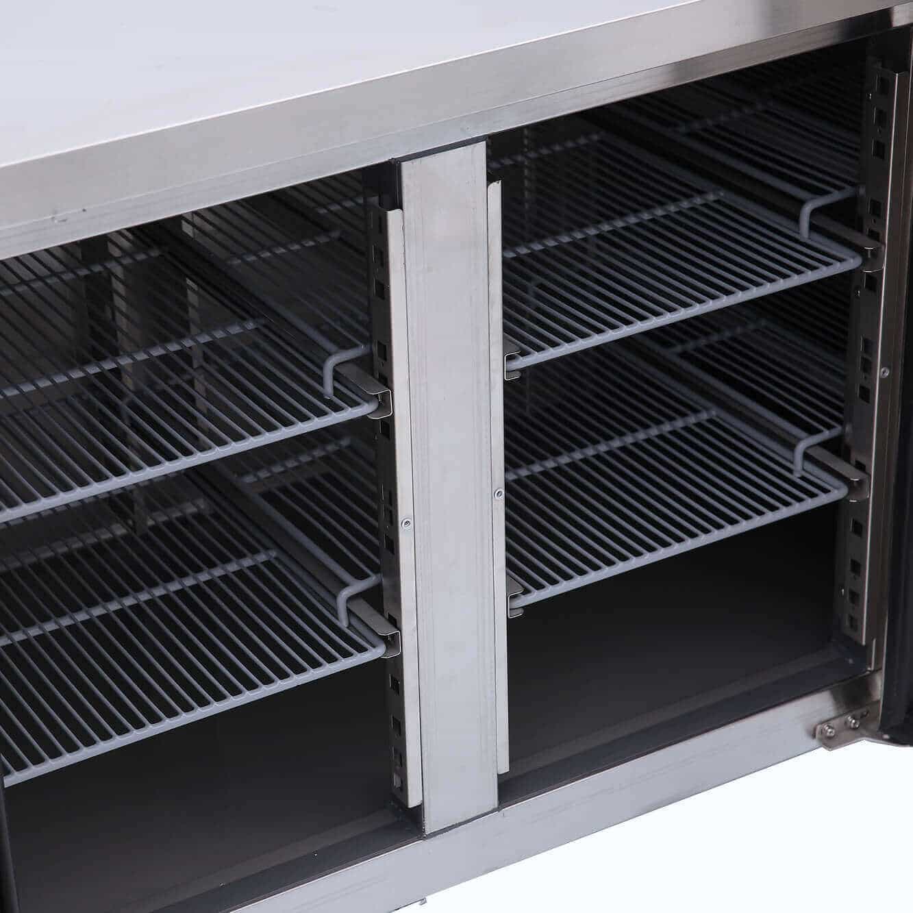 Bromic - Under Bench Freezer - 553L - 4 Doors - Stainless Steel
