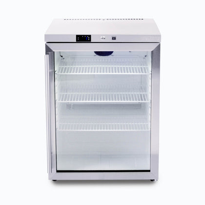 Bromic UBC0140GD-NR Glass Door Under Bench Fridge 138L