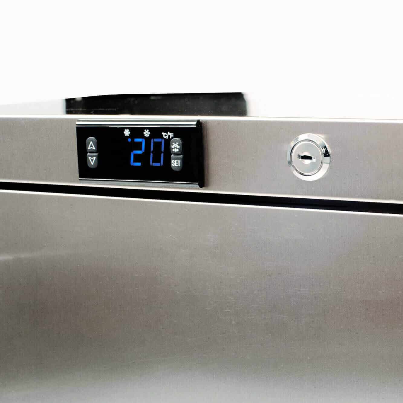Bromic - Under Bench Fridge - 138L - 1 Door - Stainless Steel