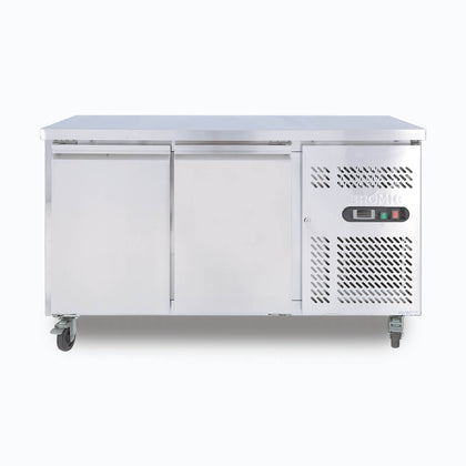 Bromic UBC1360SD-NR Two Solid Door Under Bench Storage Fridge 282L