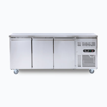 Bromic UBC1795SD-NR Three Solid Door Under Bench Storage Fridge 417L