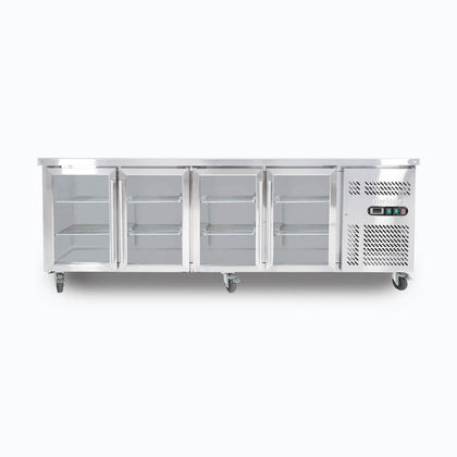 Bromic UBC2230GD-NR Four Glass Door Under Bench Fridge 553L