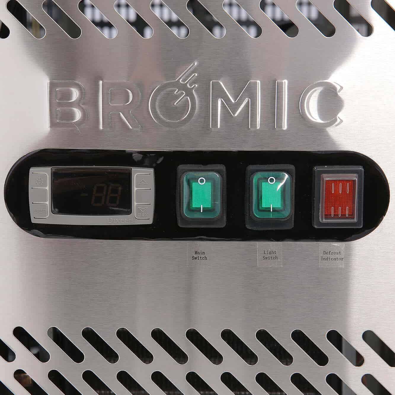 Bromic - Under Bench Display Fridge - 417L - 3 Doors - Glass