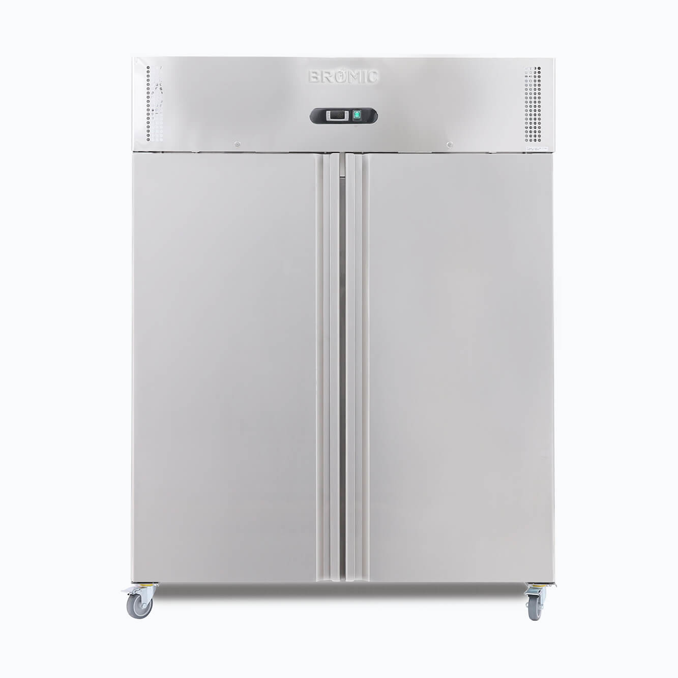 Bromic - Upright Fridge – 1300L – 2 Doors – Stainless Steel