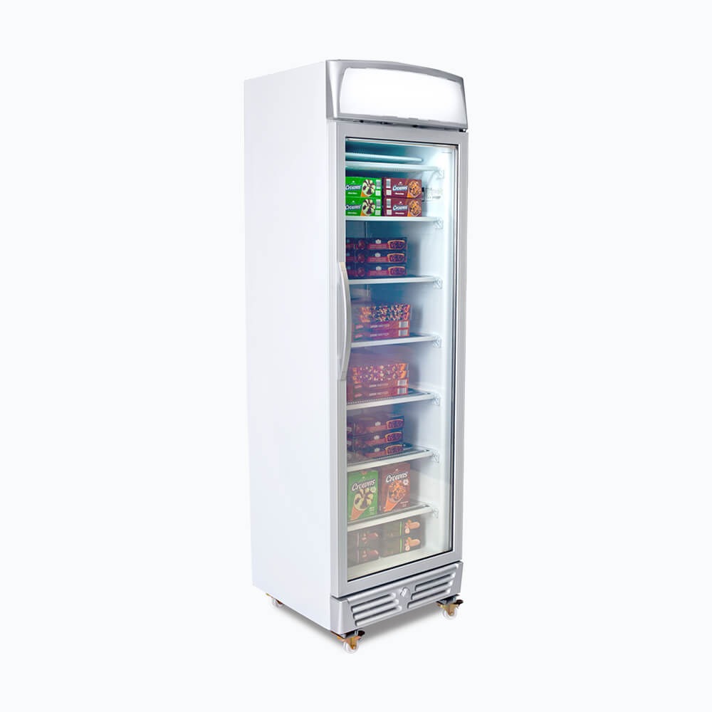 Bromic - Upright Display Freezer - 300L - 1 Door - Flat Glass - Lightbox