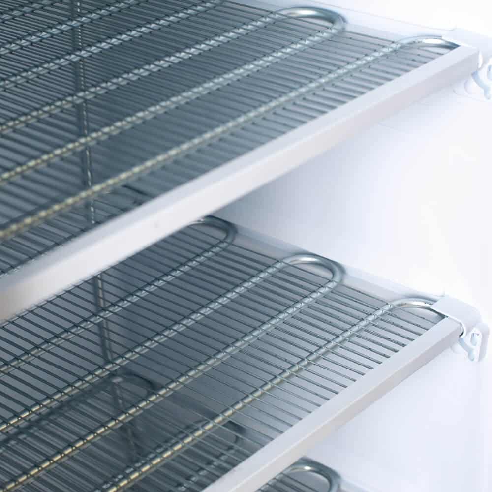 Bromic UF0374LS-NR LED Flat Glass Door Freezer with Lightbox 300L