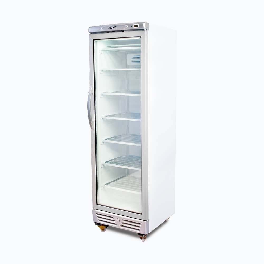 Bromic - Upright Display Freezer - 300L - 1 Door - Flat Glass