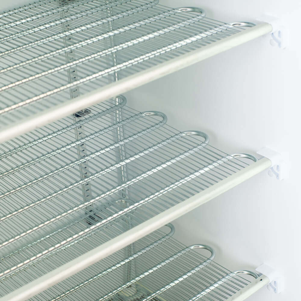 Bromic UF0440LS-NR LED Flat Glass Door Freezer with Lightbox 440L