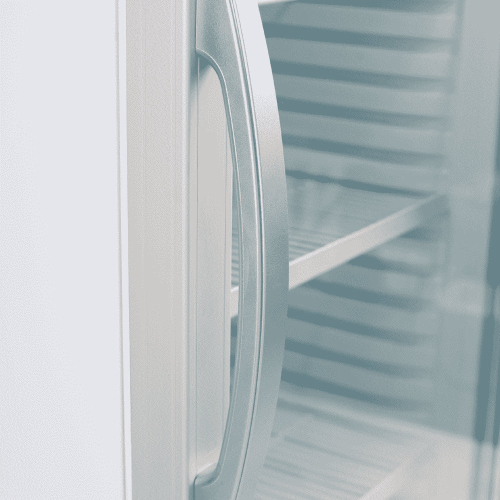 Bromic GM0220 Silver Flat Glass Door LED Display Fridge 215L