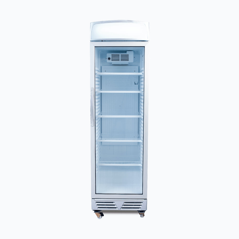 Bromic - Upright Display Fridge - 372L - 1 Door - Flat Glass - Lightbox