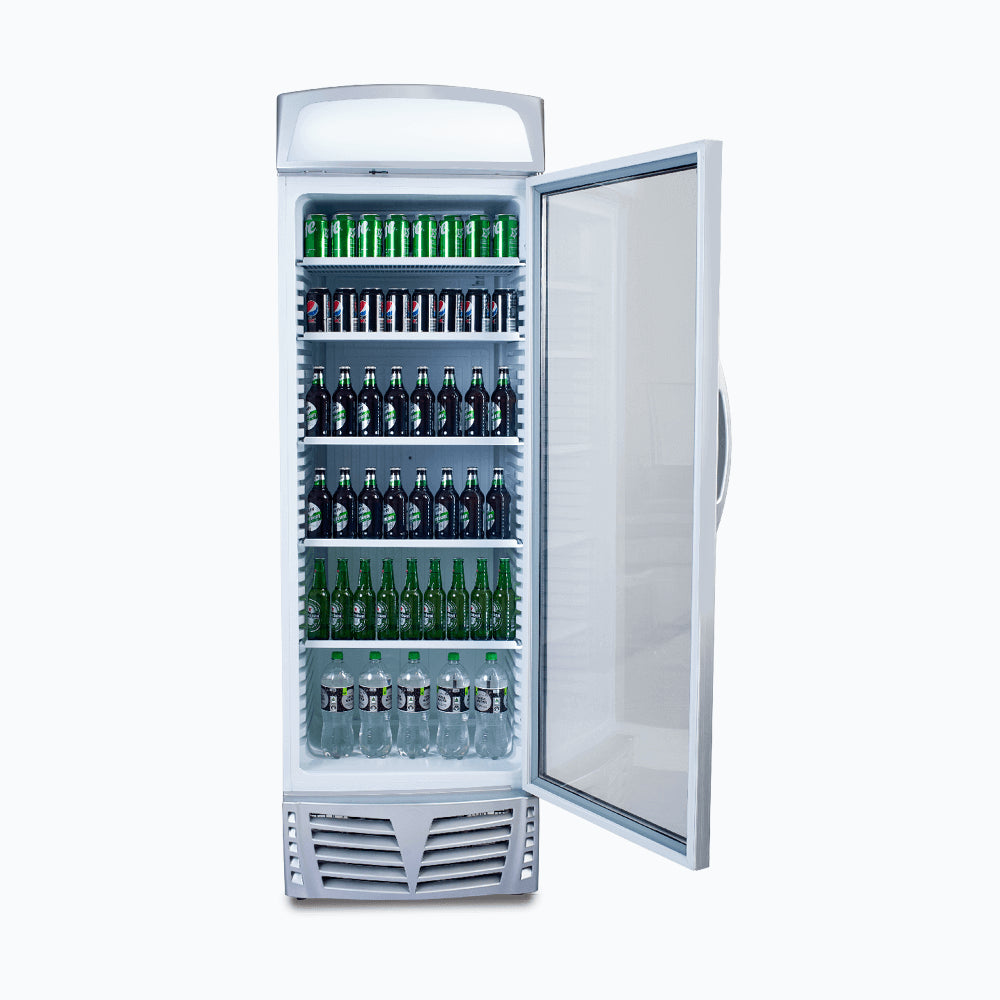 Bromic GM0440L-NR LED Flat Glass Door Chiller with Lightbox 438L