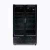 Bromic GM1100B-NR Two Flat Glass Door Upright Display Fridge 1126L