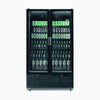 Bromic GM1100B-NR Two Flat Glass Door Upright Display Fridge 1126L