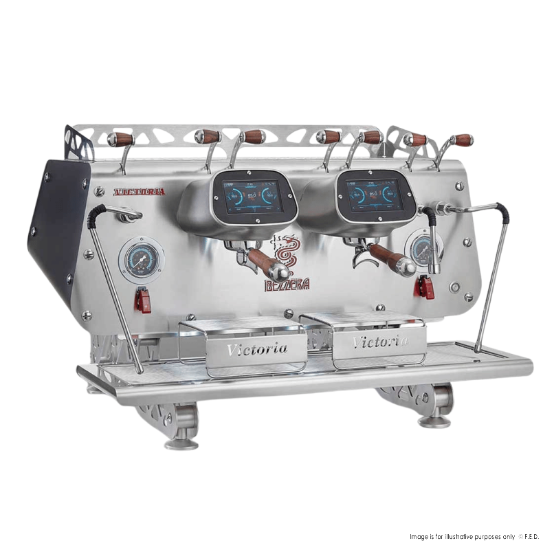 Bezzera VICTORIA Black 2-Group Professional Espresso Machine - BZVICTORIA2B