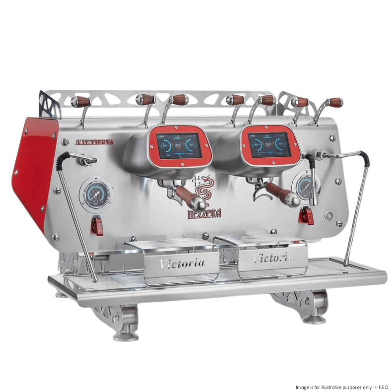 Bezzera VICTORIA Red 2-Group Professional Espresso Machine - BZVICTORIA2R