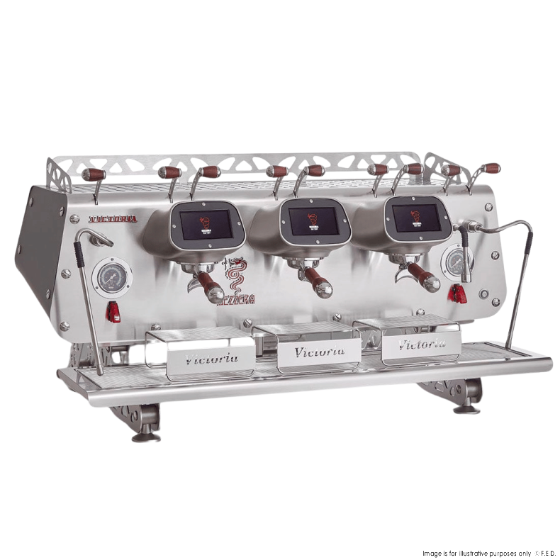 Bezzera VICTORIA Black 3-Group Professional Espresso Machine - BZVICTORIA3B