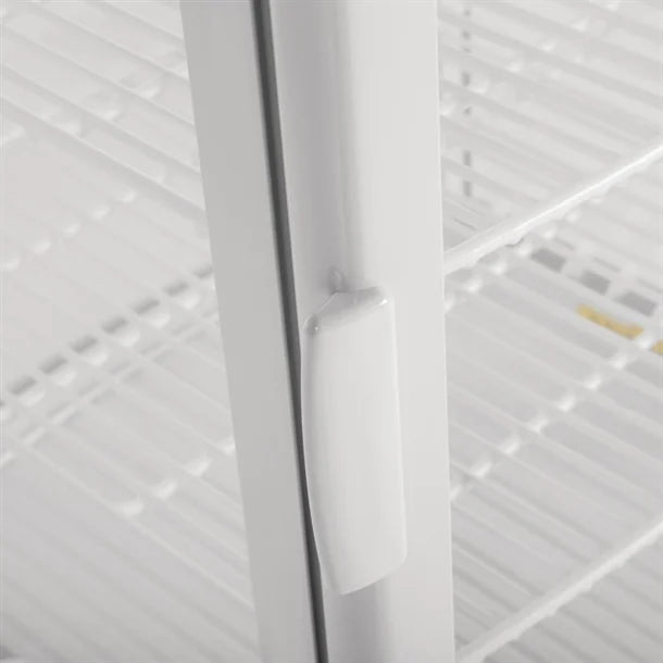 Polar C-Series Energy Efficient Curved Door Display Fridge White 86Ltr - Width: 429mm. 180W