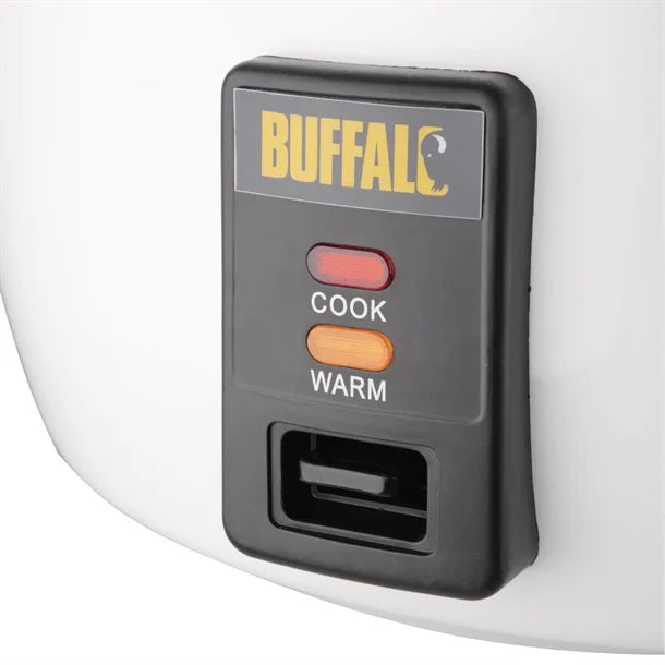 Apuro Large Commercial Rice Cooker 10Ltr - 2.95kW. 15Amp. Rice Capacity: 23Ltr Cooked / 10Ltr Dry