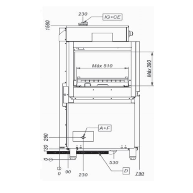 Fagor CCO-120ICW Electric Conveyor Dishwasher Left Entrance