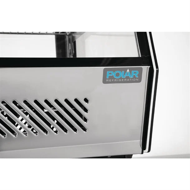 Polar G-Series Energy Efficient Countertop Food Display Fridge 160Ltr Black - 200W. Width: 886mm