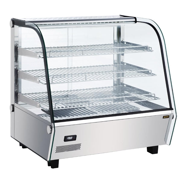 Apuro Countertop Heated Food Display 687mm Width - 1.1kW. 3 Tier. Capacity: 120Ltr