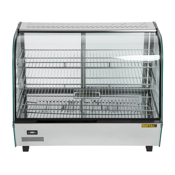 Apuro Countertop Heated Food Display 868mm Width - 1.5kW. 3 Tier. Capacity: 160Ltr