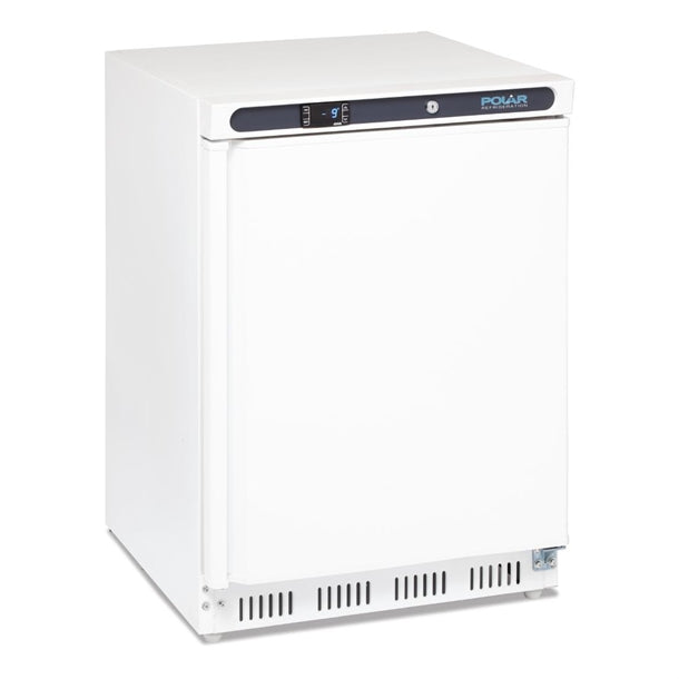 Polar C-Series Under Counter Freezer White 140Ltr - 150W. Total usable capacity: 78 Ltr