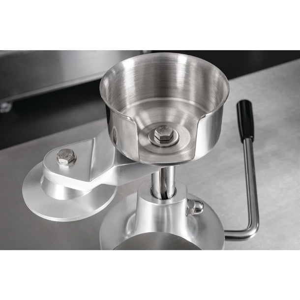 Apuro Manual Hamburger Press - Makes 100mm burgers. Hand operated