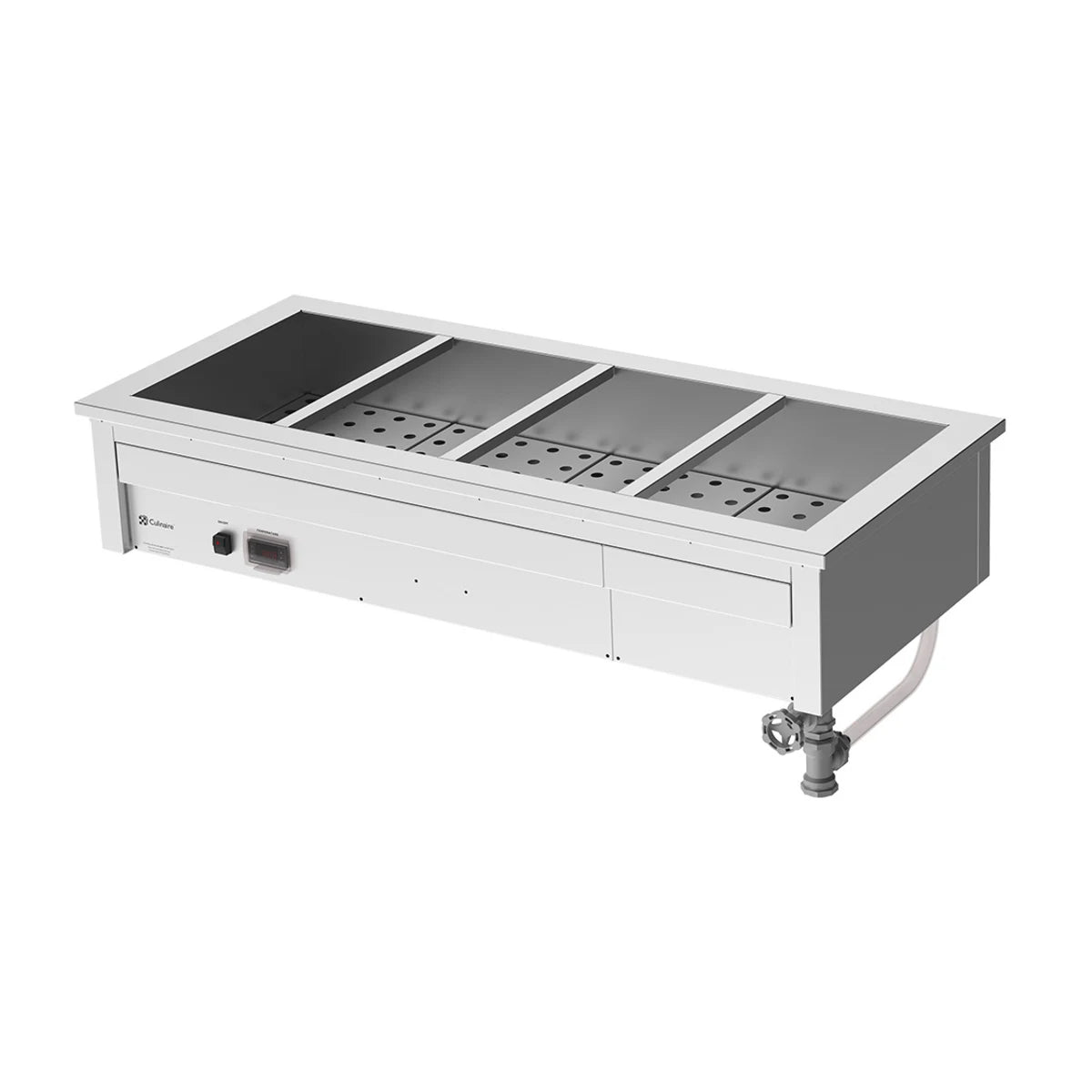 Culinaire Under Bench Bain Marie Without Bench Top or Pan Dividers CH.BM.U.6