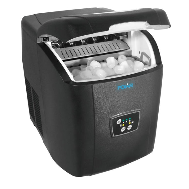 Polar C-Series Eco Countertop Ice Machine 11kg Output - Bullet Ice. 130W. Manual fill. 1kg Storage. R600a