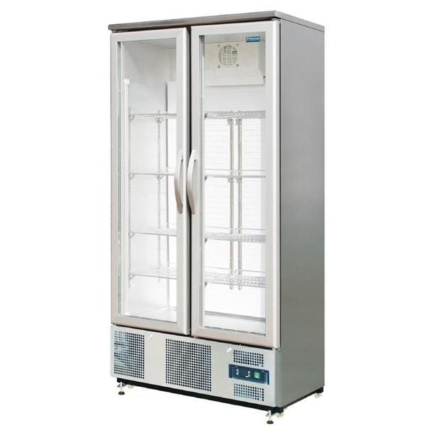 Polar G-Series Double Door Upright Back Bar Cooler Hinged - Hinged Double Door