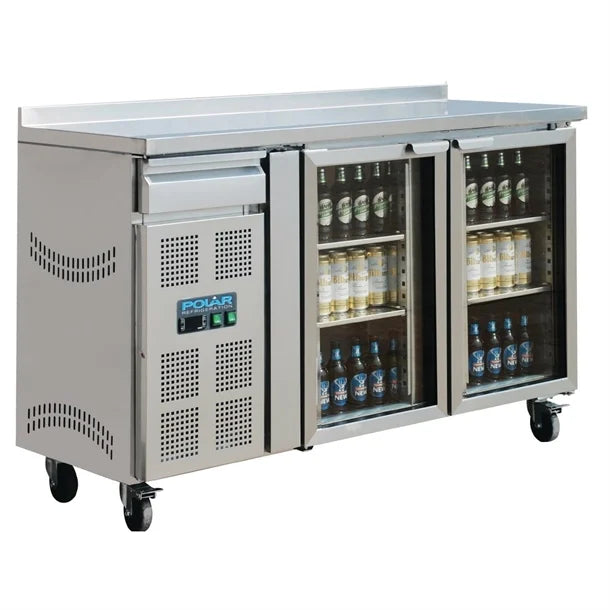 Polar 2 Door Premium Bar Fridge - 265W | Width: 1505mm | R290