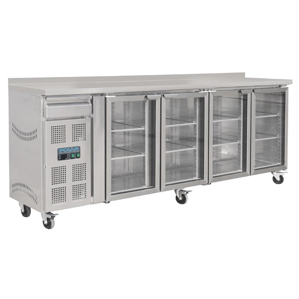 Polar 4 Door Premium Bar Fridge - 265W | Width: 2505mm | R290