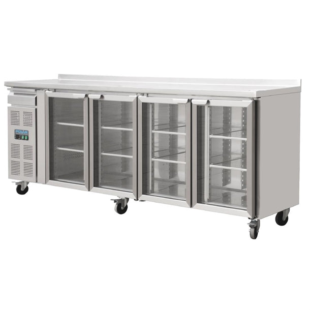 Polar 4 Door Premium Bar Fridge - 265W | Width: 2505mm | R290