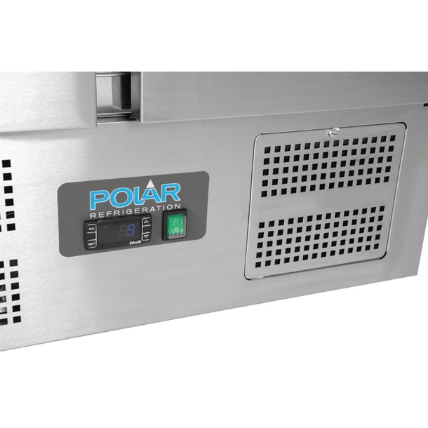 Polar G-Series 4 Drawer Counter Fridge 240Ltr - 155W. Total usable capacity: 130 Ltr. R600a