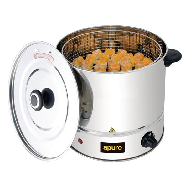Apuro Food Steamer 6Ltr - 1kW. Capacity: 6Ltr