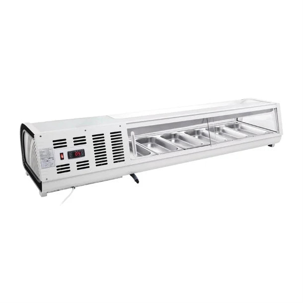 Polar G-Series Energy Efficient Tapas Display Fridge - 190W. Width: 1529mm