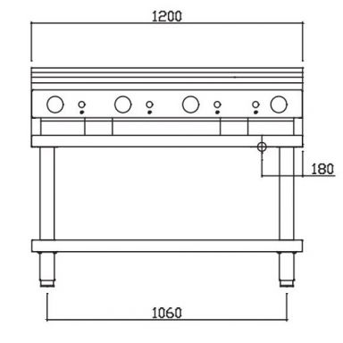 Luus CS-12P-T Asian Range Teppanyaki Grills